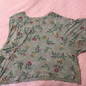 Democracy Multicolor Floral Blouse
